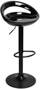Czarny nowoczesny hoker obrotowy S1-M05