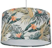 Szara lampa wisząca z motywem kwiatów - 4X S367 N4-C97