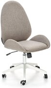 Szary tapicerowany fotel obrotowy K8-S07