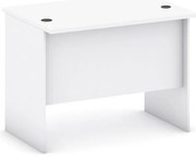 Biurko MIRELLI, 100x80 cm, biały