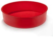 Banquet Tortownica silikonowa Culinaria, 24 cm, czerwony