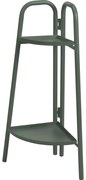 Metalowy kwietnik narożny, 2 poziomy, 70 cm