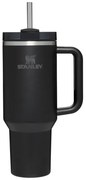 Czarny termos ze słomką ze stali nierdzewnej 1,18 l Quencher H2.0 FlowState Tumbler Black – Stanley