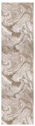 Beżowy chodnik 80x300 cm Marbled – Flair Rugs
