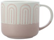 Różowy porcelanowy kubek 400 ml Arches – Maxwell &amp; Williams