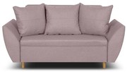 Sofa kanapa 2 os z funkcją spania ALI Różowy