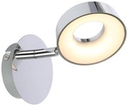 Kinkiet LED w kolorze srebra z połyskiem Isla – Candellux Lighting