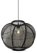 Orientalna lampa wisząca czarna 48 cm - Rob