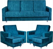 Zestaw wypoczynkowy wersalka fotele Family Meble