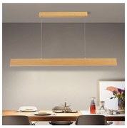 Brilagi - ściemnialny żyrandol na lince SLIMLINE LED/40W/230V 3000-6000K dekor dębu + pilot