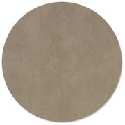 Mata stołowa ze skóry ekologicznej ø 30 cm Circle M Nupo – LIND DNA