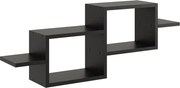 Czarna Minimalistyczna Półka Ścienna Z5-P90