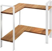 Wenko Kuchenne półki narożne z akacji Louisa, 2półki, 30 × 30 × 33 cm
