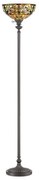 Elstead QZ-KAMI-UL - Lampa stojąca Tiffany KAMI 1xE27/100W/230V