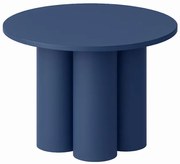 Granatowy matowy stolik kawowy 80 cm W2-S20