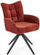 Cynamonowe obrotowe krzesło konferencyjne G1-N37