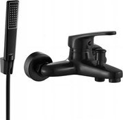 Mexen Erica R72 bateria wannowa z zestawem prysznicowym, czarna - 74643R72-70