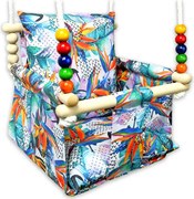 Kubełkowa huśtawka do pokoju dziecka w liście M6-P93