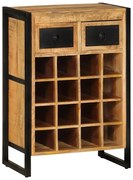 Stojak na wina z drewna mango H6-E87