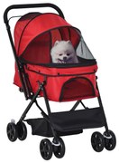 Outsunny Wózek dla Psa Składany Oxford Tkanina do 20kg | Aosom PL