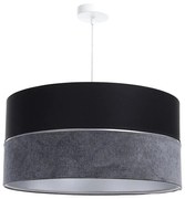 Żyrandol na lince TWIST 1xE27/60W/230V czarne/szare/srebrne