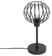 Designerska lampa stołowa czarna - Johanna
