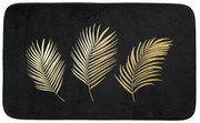 Dywanik łazienkowy w czarno-złotym kolorze 45x75 cm Orbella – douceur d'intérieur