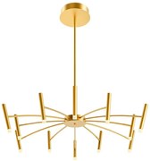 Redo 01-3448 - ściemnialny żyrandol LED na pręcie RAYEN LED/60W/230V CRI 90 złoty