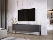 Szafka RTV: Antracyt, czarne nogi, 140 x 52 x 32 cm