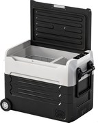 Outsunny Lodówka kompresorowa 50L -20℃ do 20℃ z aplikacją, LED, ochroną baterii i składanym uchwytem | Aosom PL