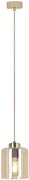 Pojedyncza długa lampa wisząca beżowa W2-K49