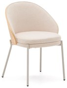 Kremowo-naturalne krzesło Eamy – Kave Home