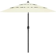 Piaskowy parasol ogrodowy z aluminiowym słupkiem P5-F26