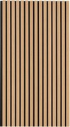 Panele Akustyczne SucceBuy 59.9 x 119.8 cm, Panele Akustyczne z Płytkami z Drewna, Nowoczesna Dekoracja Ścienna, Jasne Dębowe Drewno