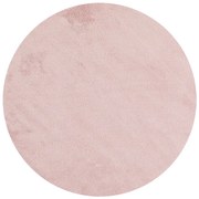 Różowy okrągły dywan odpowiedni do prania ø 120 cm Sky – Ayyildiz Carpets
