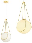 LAMPA SUFITOWA WISZĄCA APP1793-1CP 20cm Złota