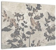 Obraz - Teksturowane liście (70x50 cm)