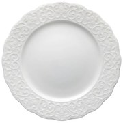 Biały talerz porcelanowy Brandani Gran Gala, ⌀ 21 cm