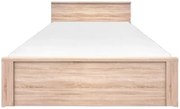Podwójne łóżko 160x200 dąb sonoma F4-W47