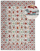 Czerwono-niebieski wełniany dywan tkany ręcznie 120x170 cm Iris Traditional – Flair Rugs
