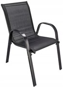 Czarne krzesło ogrodowe M3-R28