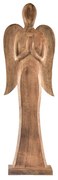 InDecor Anioł z drewna mango, 23 x 7 x 78 cm, 78 cm