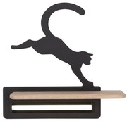 LED dziecięca lampa ścienna z półką JUMPING CAT LED/5W/230V