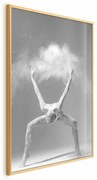 Plakat Niesamowita poza 21x30 cm z ramą złotą bez marginesu ARTGEIST B