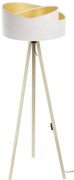 Lampa podłogowa GALAXY 1xE27/60W/230V biały/beżowy