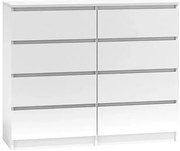 Biała Komoda Z Szufladami H9-P30