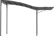 Outsunny Pawilon z rozkładaną częścią dachu, odporny na warunki atmosferyczne, 3 x 2,5 m, ciemnoszary | Aosom PL