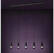Eglo 39706 - LED Żyrandol na lince BERNABETA 5xGU10/4,6W/230V czarny