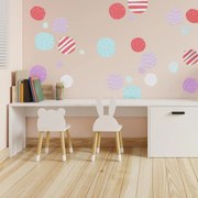 Naklejki na ścianę - Koła ozdobne II.