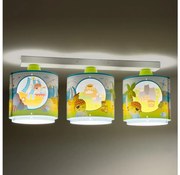 Dalber 60653 - Plafon dziecięcy PIRAT ISLAND 3xE27/15W/230V